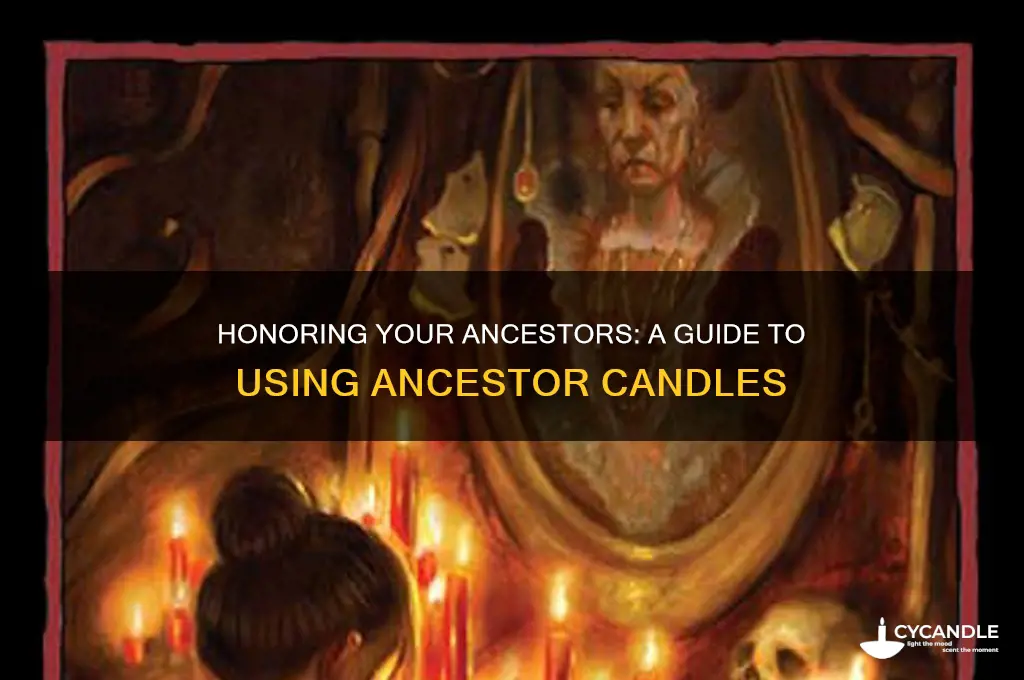 how to use ansester candles