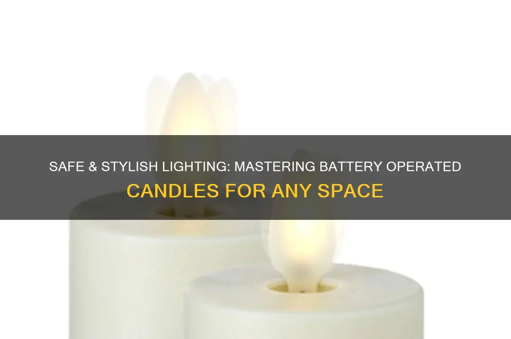 how to use battery operated candles