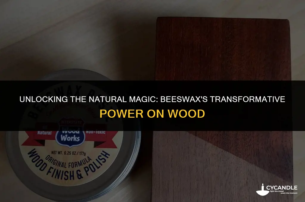 how to use bees wax on wood