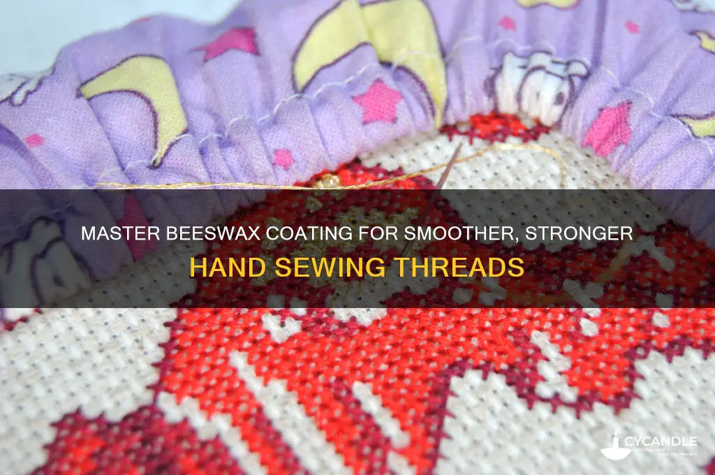 how to use beeswax for sewing