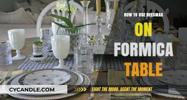 Revitalize Your Formica Table with Beeswax: A Simple DIY Guide