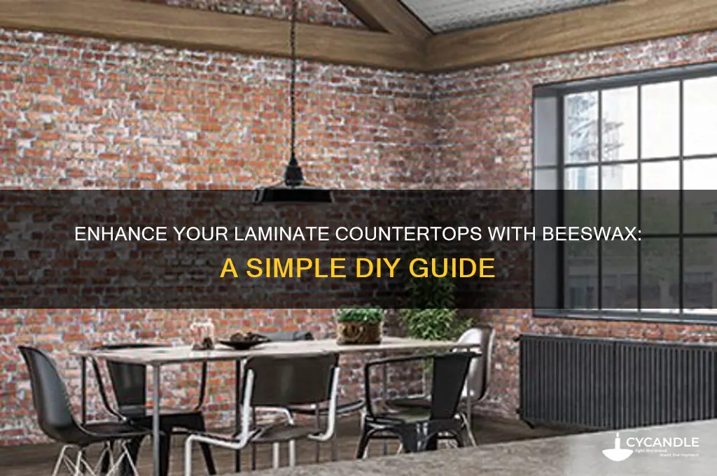 how to use beeswax on laminate countertops