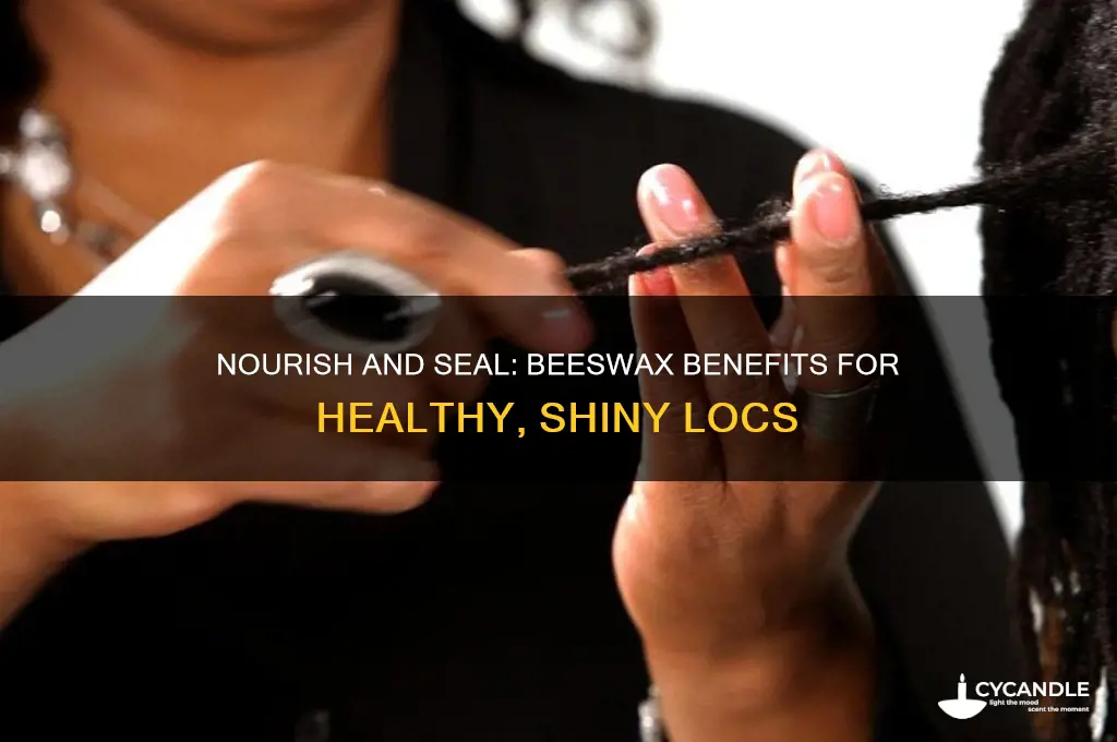 how to use beeswax on locs