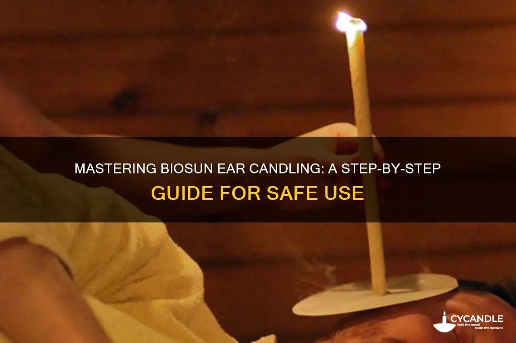 how to use biosun ear candles
