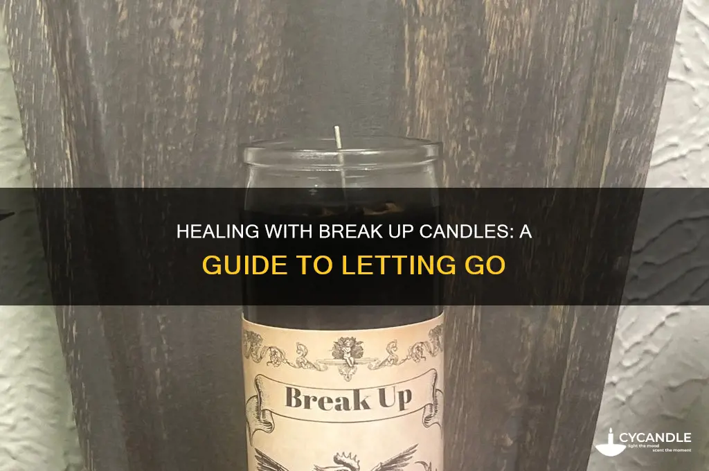 how to use break up candle