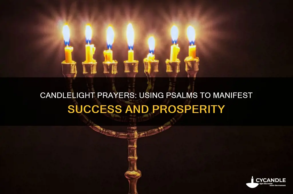 how to use candle and psalm to pray for success