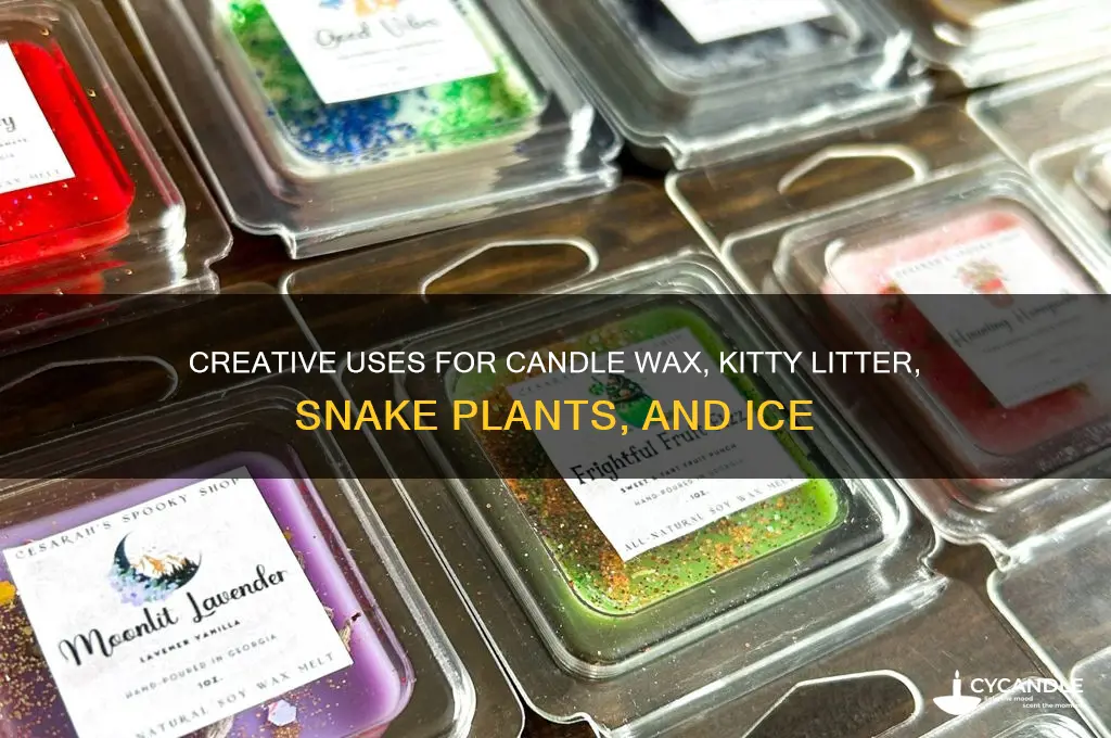 how to use candle kitty litter snkw ice