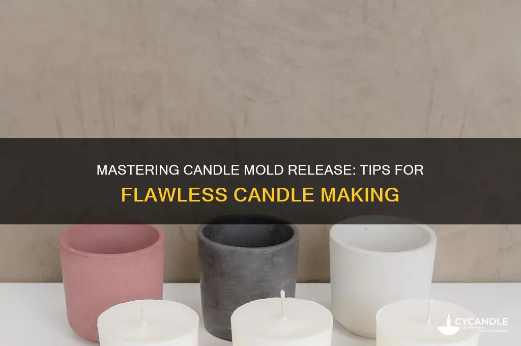 how to use candle mold release