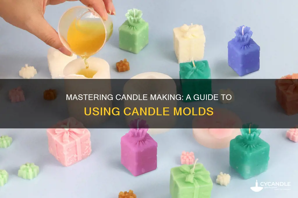 how to use candle molds