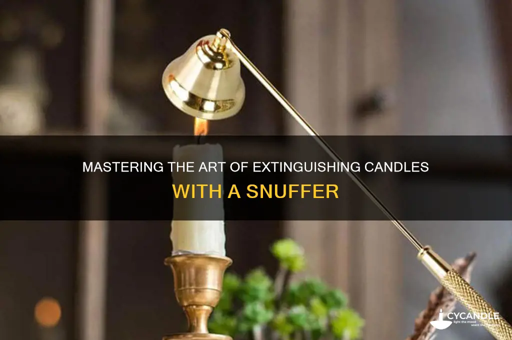 how to use candle snuffer