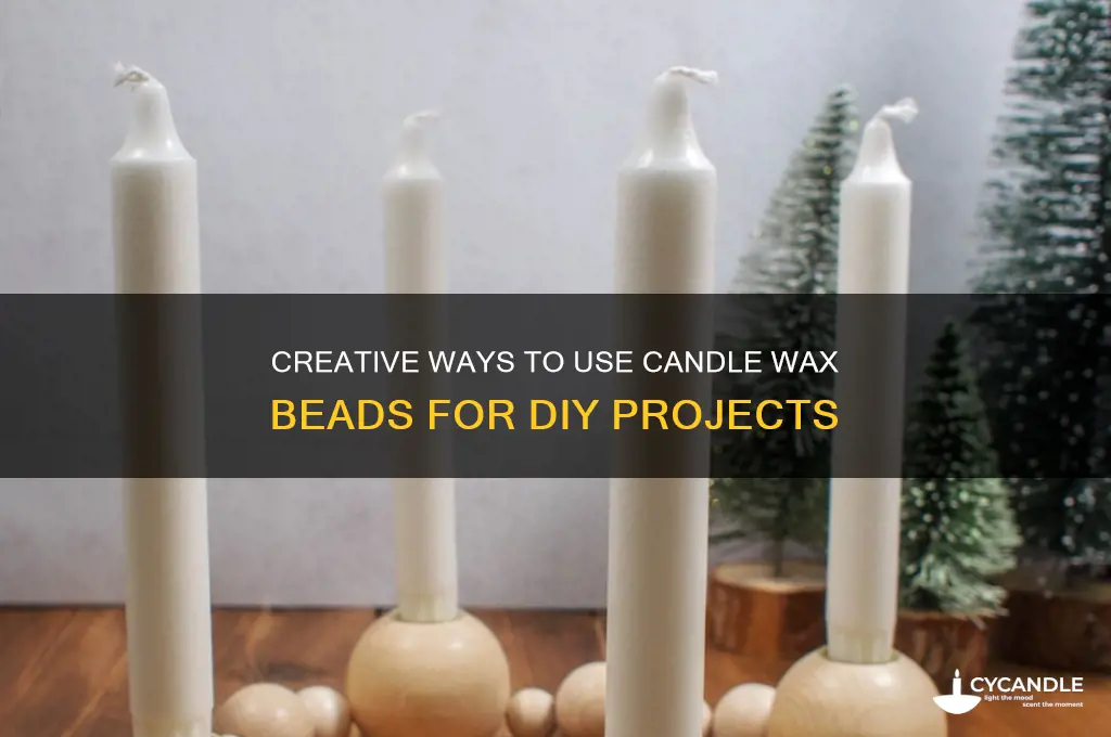 how to use candle wax beads