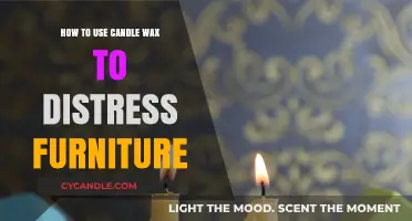 Creative Distressing: Using Candle Wax for Vintage Furniture Finishes