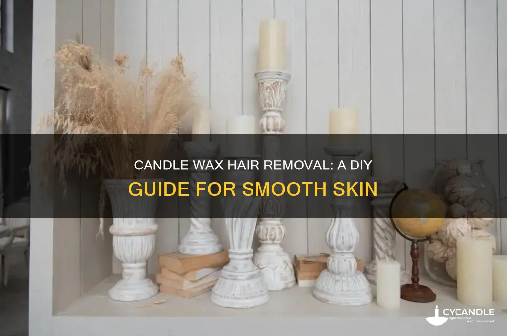 how to use candle wax to remove hair