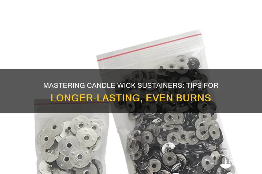 how to use candle wick sustainers