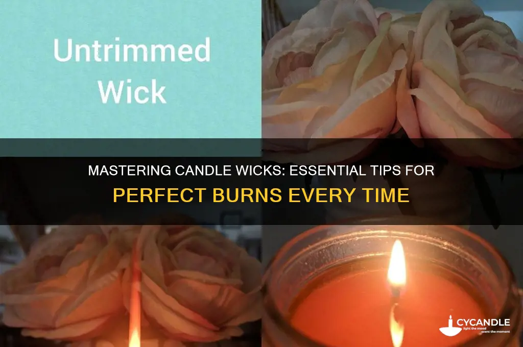 how to use candle wicks