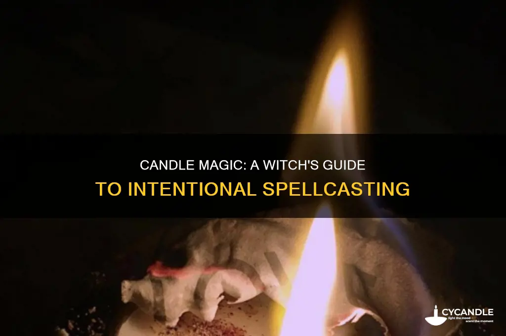 how to use candles as a witch
