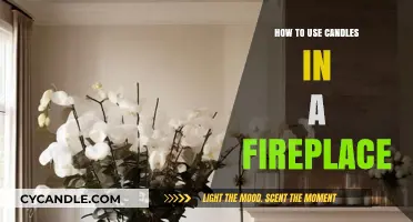 Cozy Ambiance: Creative Ways to Safely Use Candles in Your Fireplace