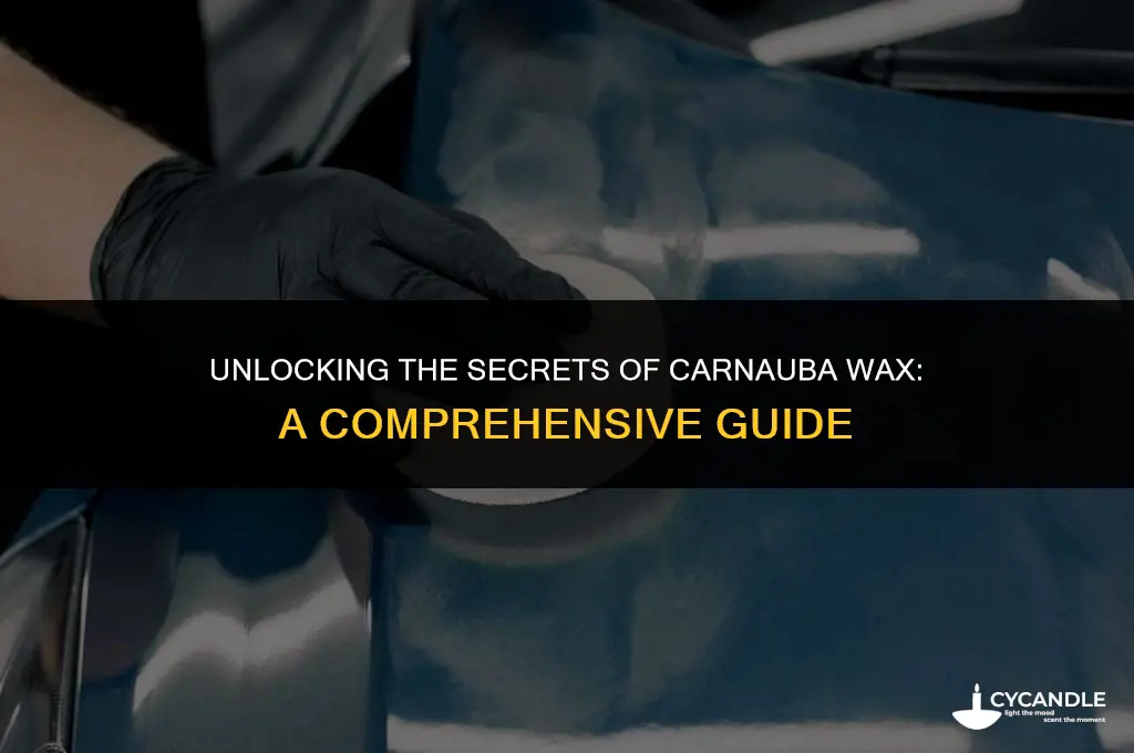 how to use carnauba wax