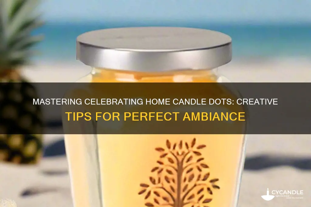 how to use celebrating home candle dots