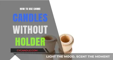 Creative Ways to Safely Burn Chime Candles Without a Holder