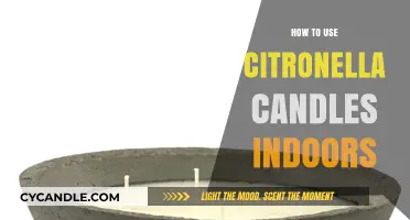 Using Citronella Candles Indoors: Tips for Safe and Effective Pest Control