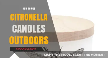 Effective Outdoor Use of Citronella Candles: Tips and Best Practices