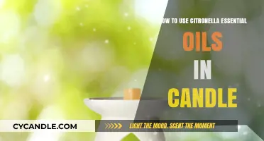 Citronella Essential Oils: Enhancing Candles with Natural Insect Repellent