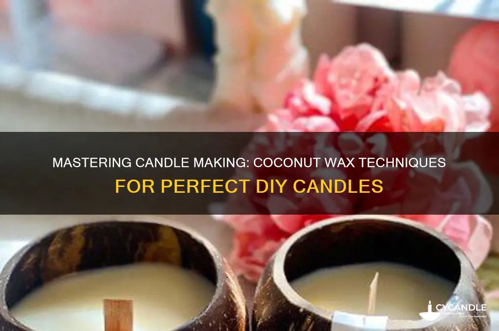 how to use coconut 2 wax for candle making