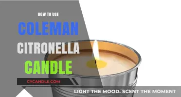 Mastering Outdoor Comfort: Effective Use of Coleman Citronella Candles