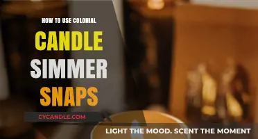 Enhance Your Space: Using Colonial Candle Simmer Snaps for Aromatic Bliss
