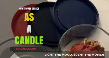 Creative Lighting: Using Crisco as a Candle Alternative
