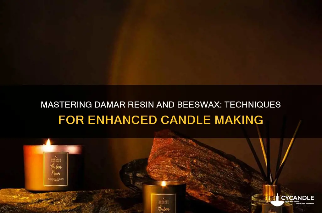 how to use damar with bees beeswax
