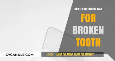Temporary Relief: Using Dental Wax for a Broken Tooth