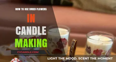 Creative Candle Making: Incorporating Dried Flowers for Unique Designs