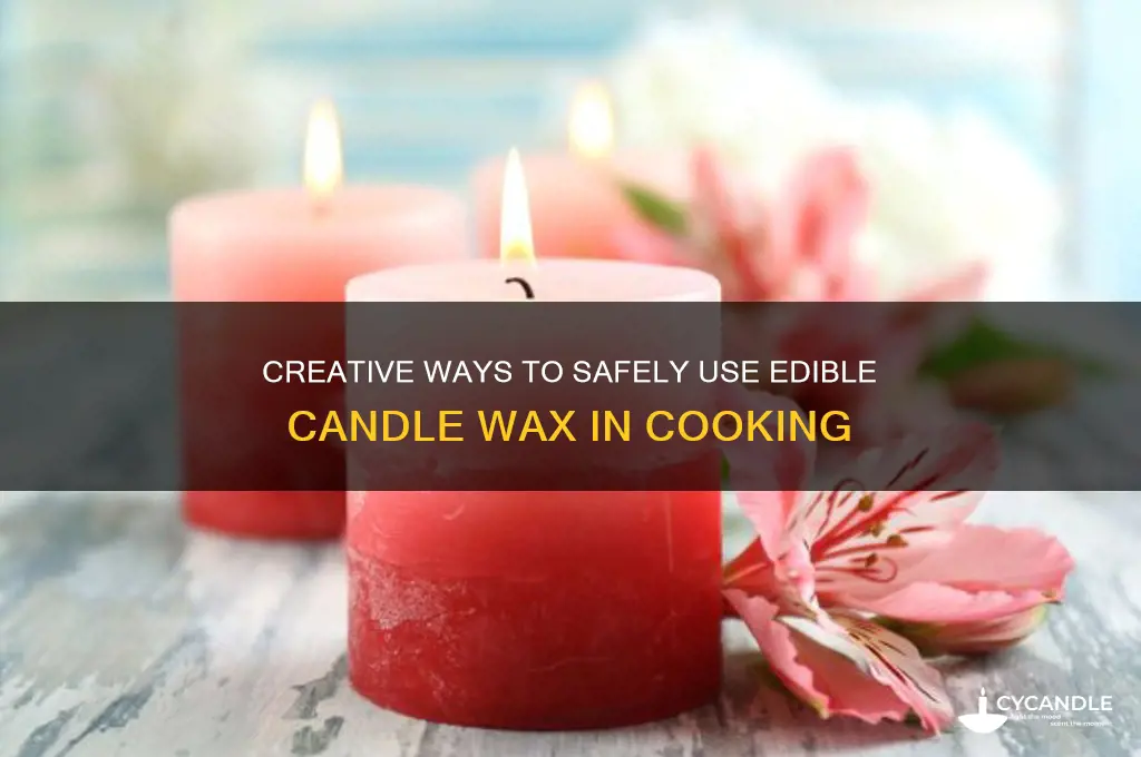 how to use edible candle wax
