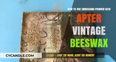 Mastering Embossing Powder: Seth Apter's Vintage Beeswax Technique Guide