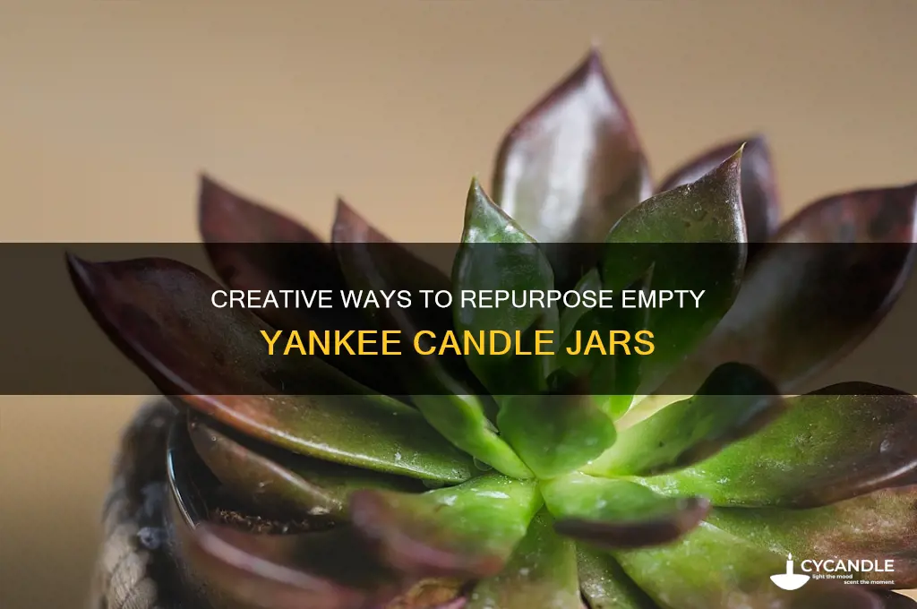 how to use empty yankee candle jars