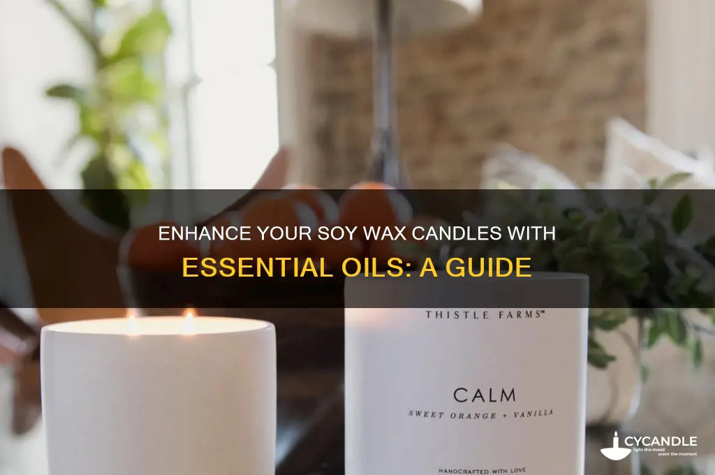 how to use essential oils in soy wax candles