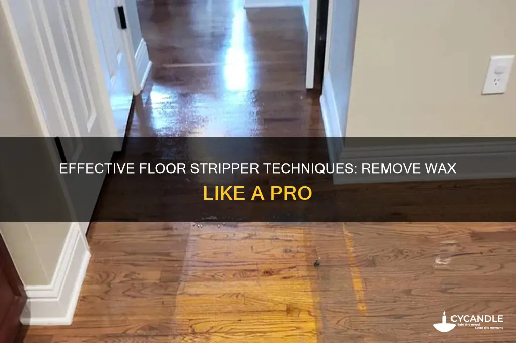 how to use floor stripper remover wax