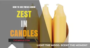 Enhance Your Candles with Fresh Lemon Zest: A Simple Guide