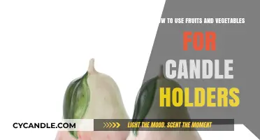 Creative DIY: Crafting Candle Holders with Fresh Fruits & Veggies
