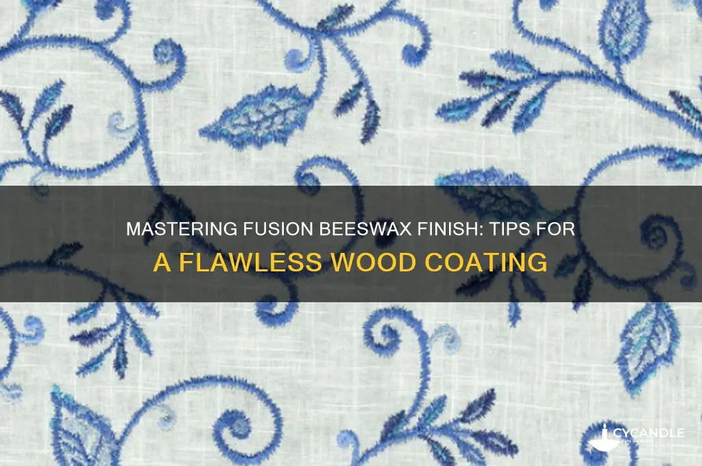 how to use fusion beeswax finish