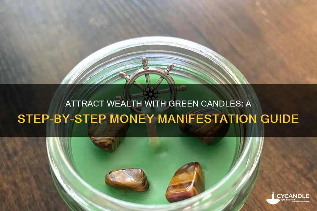 how to use green candle for money