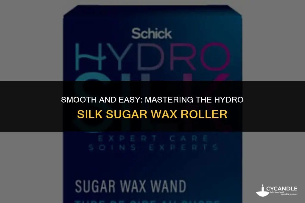 how to use hydro silk sugar wax roller