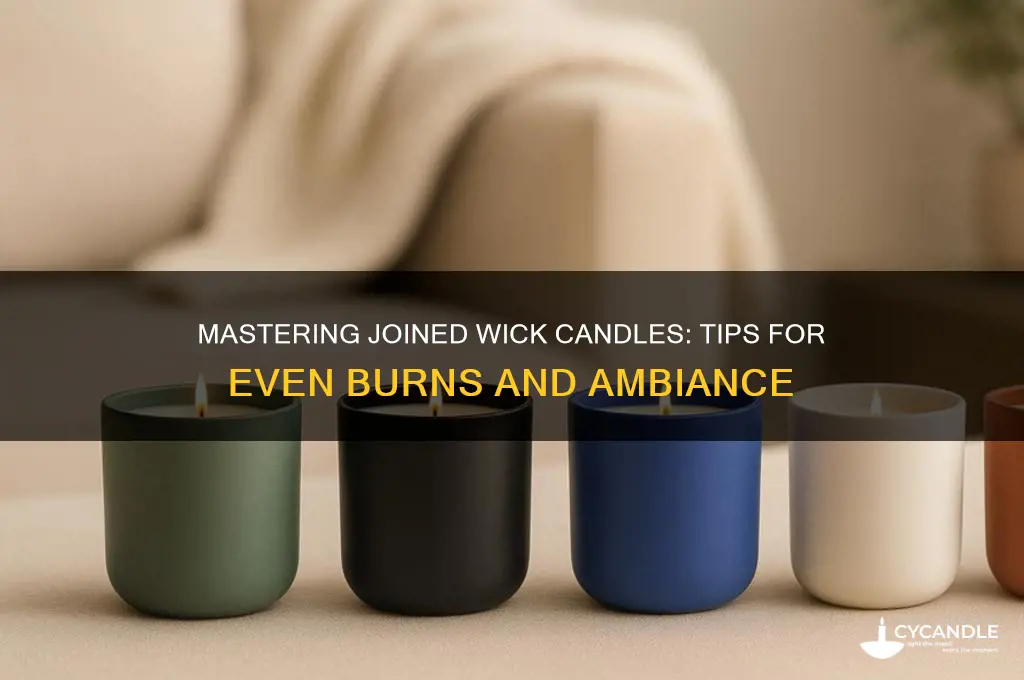 how to use joined wick candles