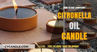 Enhance Outdoor Ambiance: Using Lamplight Citronella Oil Candles Effectively