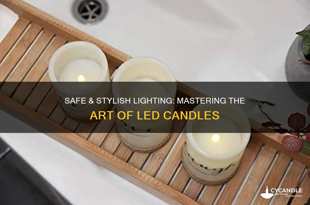 how to use led candles