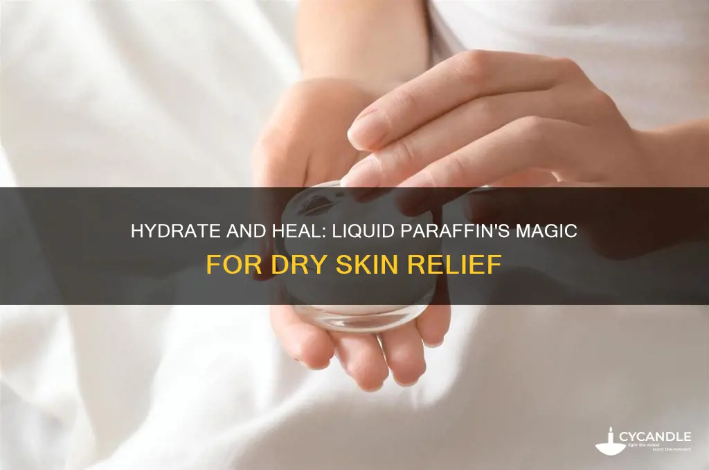 how to use liquid paraffin for dry skin