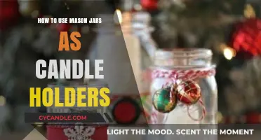 Creative DIY: Transforming Mason Jars into Charming Candle Holders