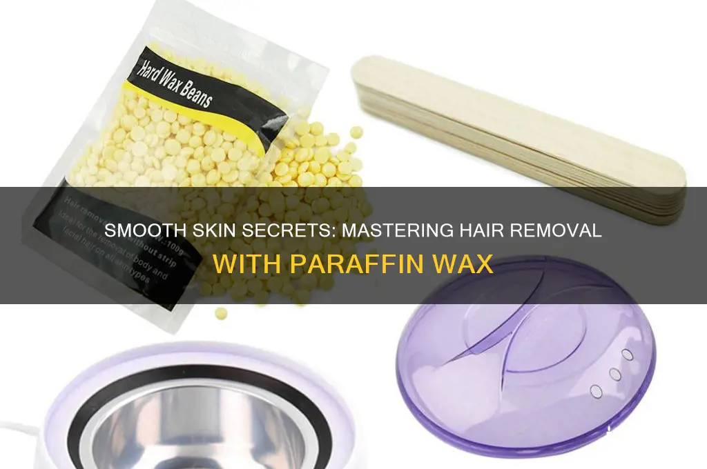 how to use paraffin wax for hair removal